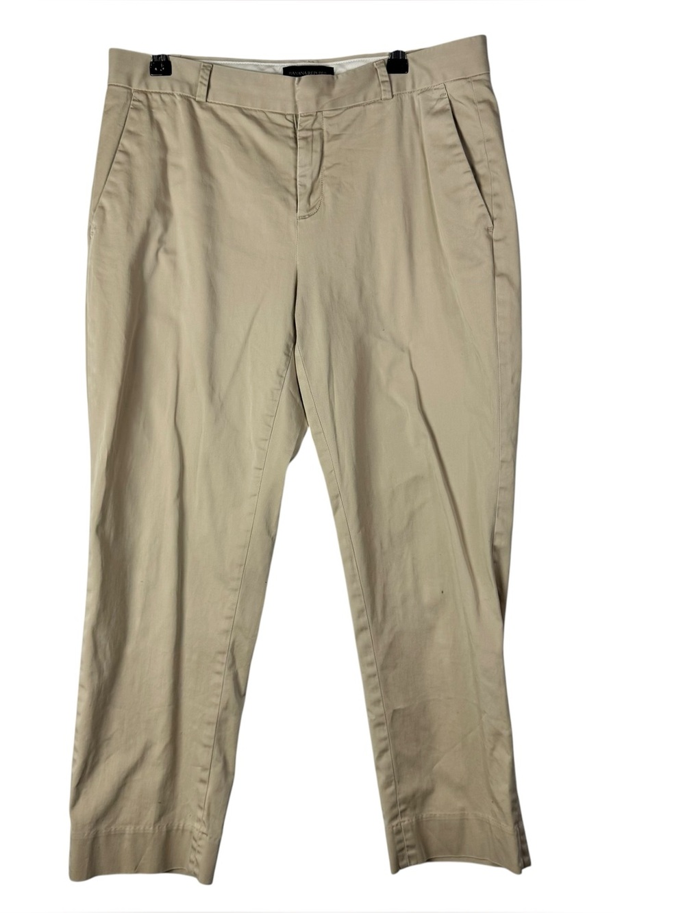 Banana Republic Avery Light Khaki Straight Leg Chino Pants 8